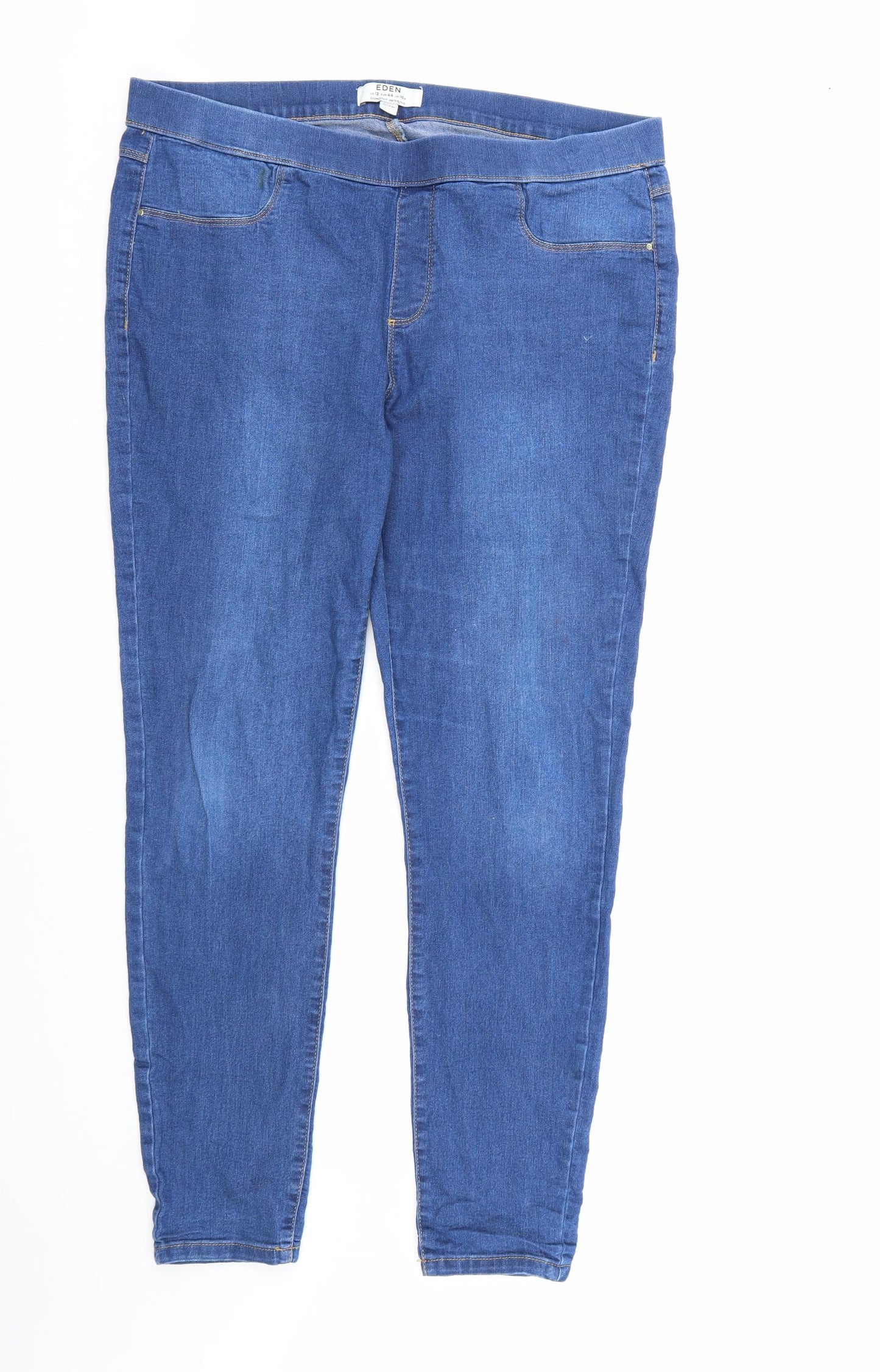 Dorothy Perkins Womens Blue  Denim Jegging Jeans Size 16 L28 in
