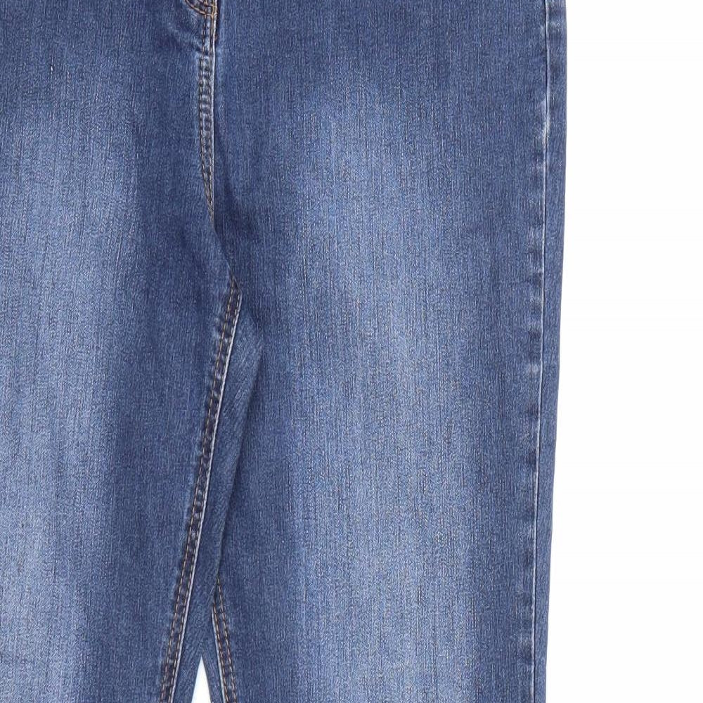 George Womens Blue  Denim Bootcut Jeans Size 12 L29 in