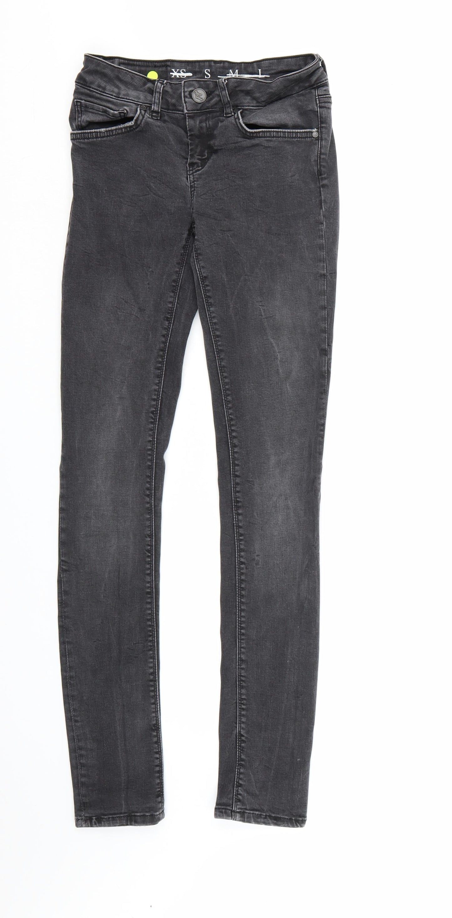 Never Denim Womens Black  Denim Skinny Jeans Size XS L29 in