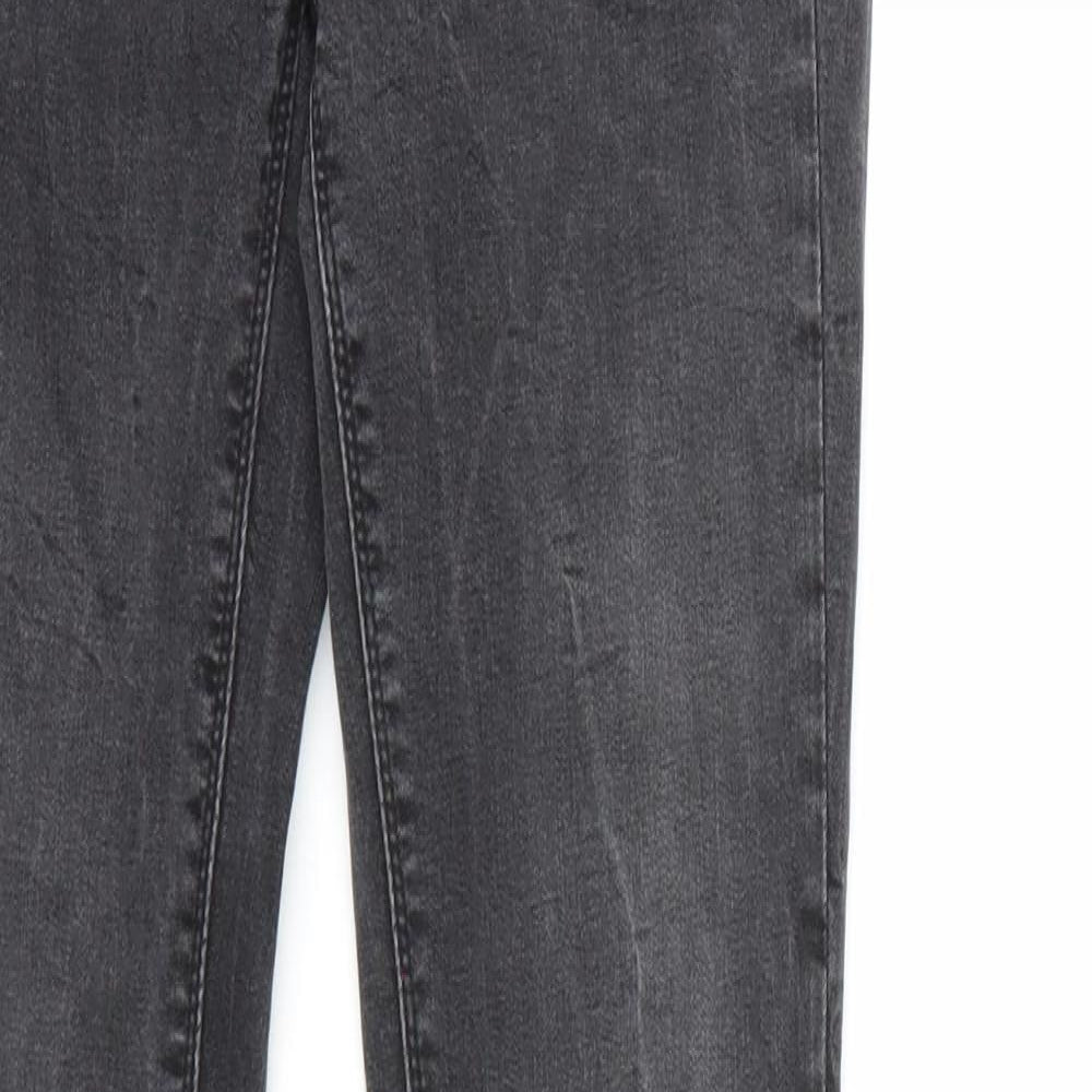 Never Denim Womens Black  Denim Skinny Jeans Size XS L29 in