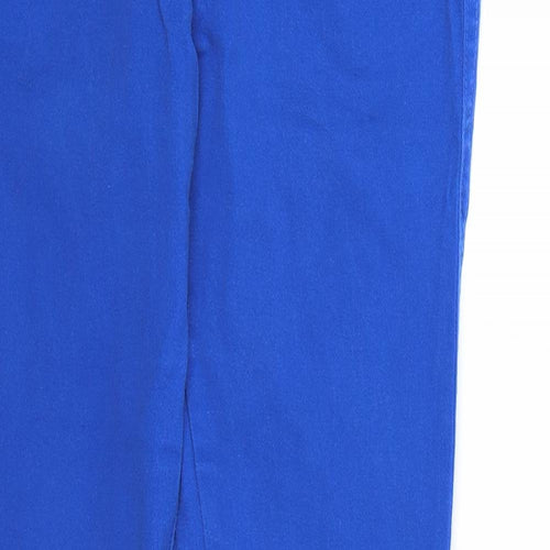 Denim & Co. Womens Blue  Denim Straight Jeans Size 12 L30 in