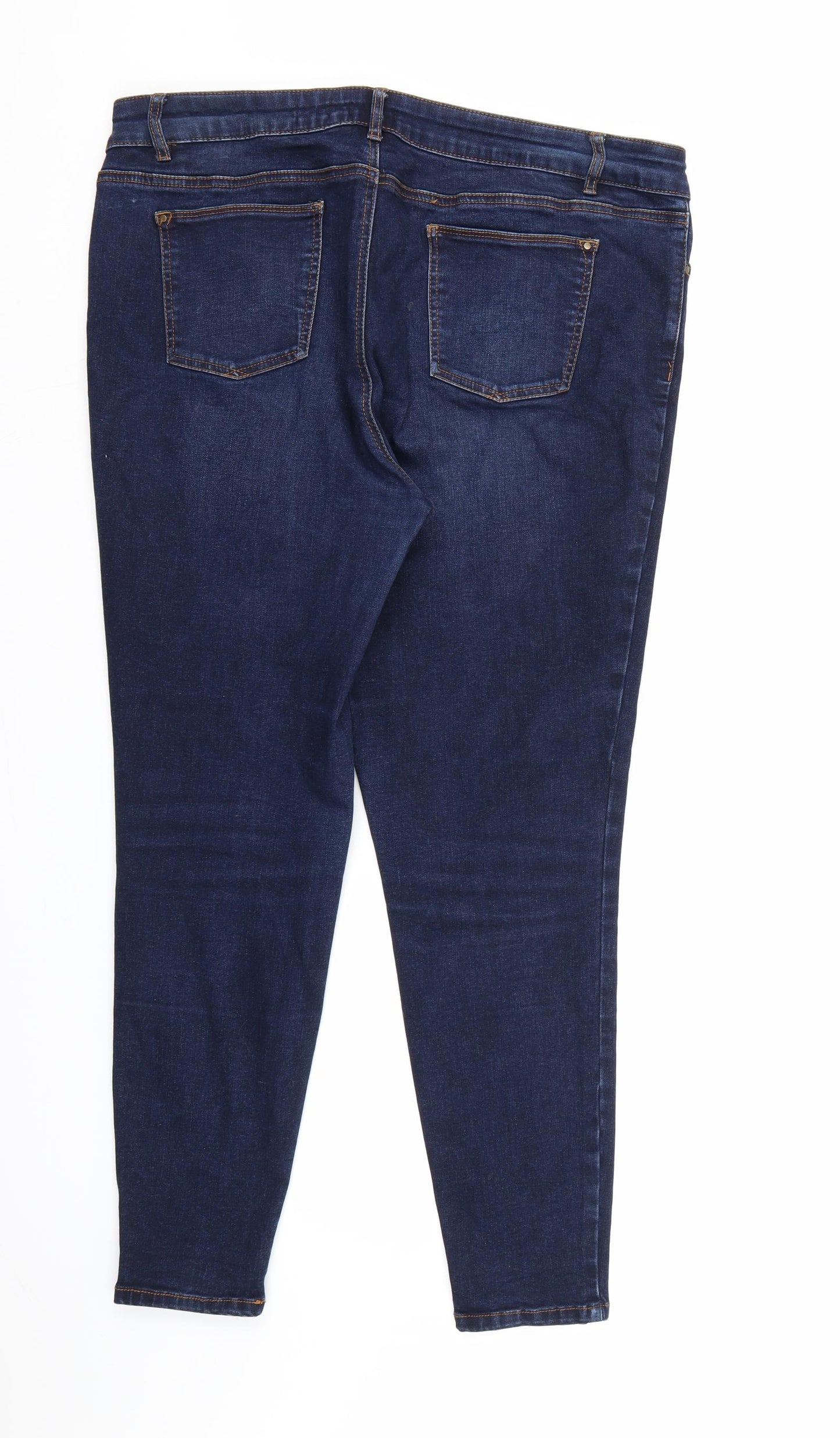 TU Womens Blue  Denim Skinny Jeans Size 18 L28 in