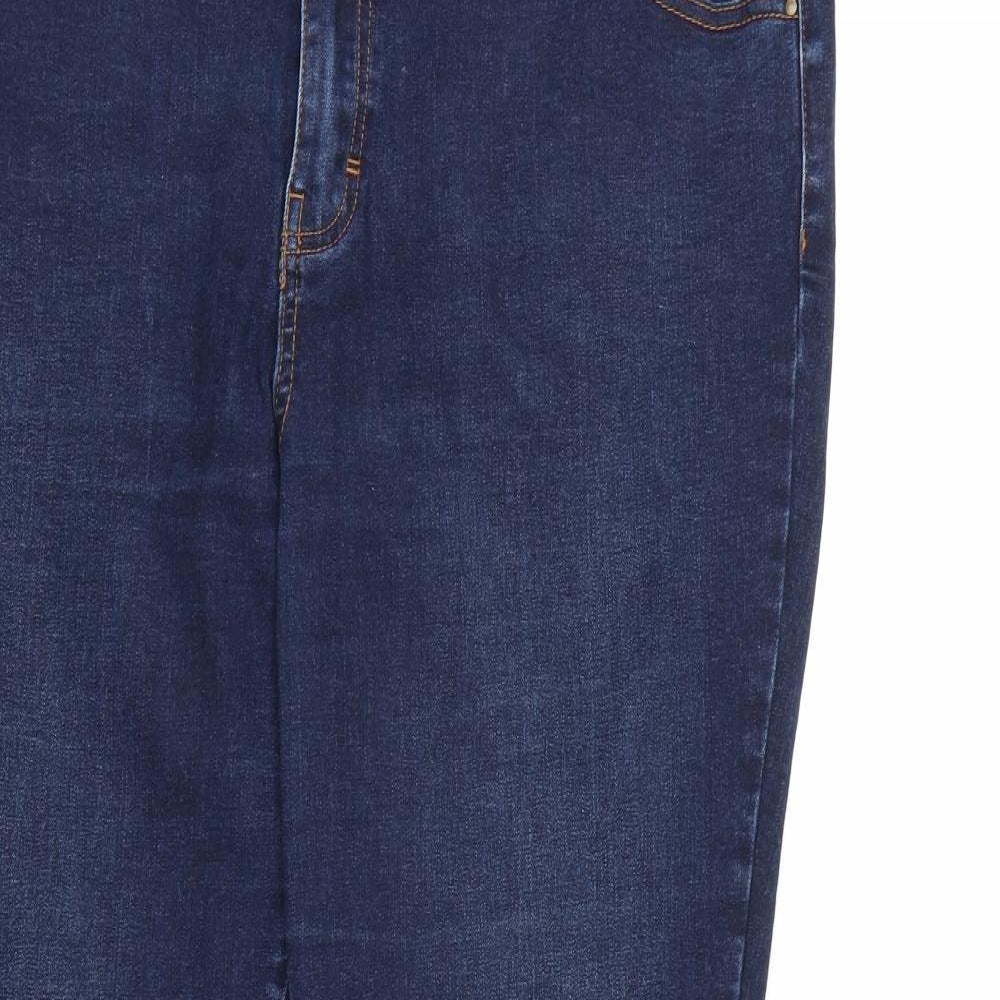 TU Womens Blue  Denim Skinny Jeans Size 18 L28 in