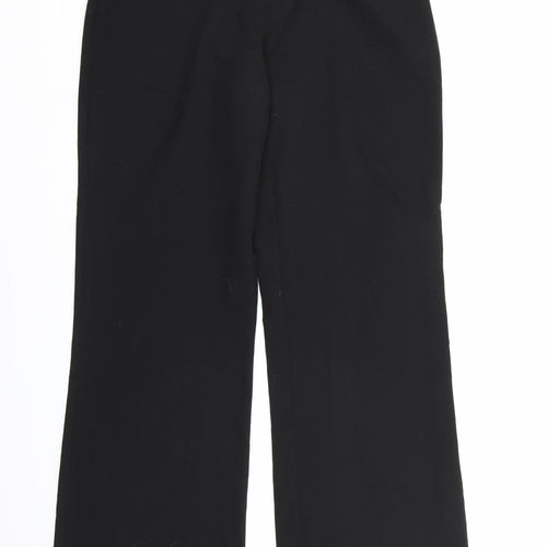 Dorothy Perkins Womens Black  Rayon Dress Pants Trousers Size 12 L32 in