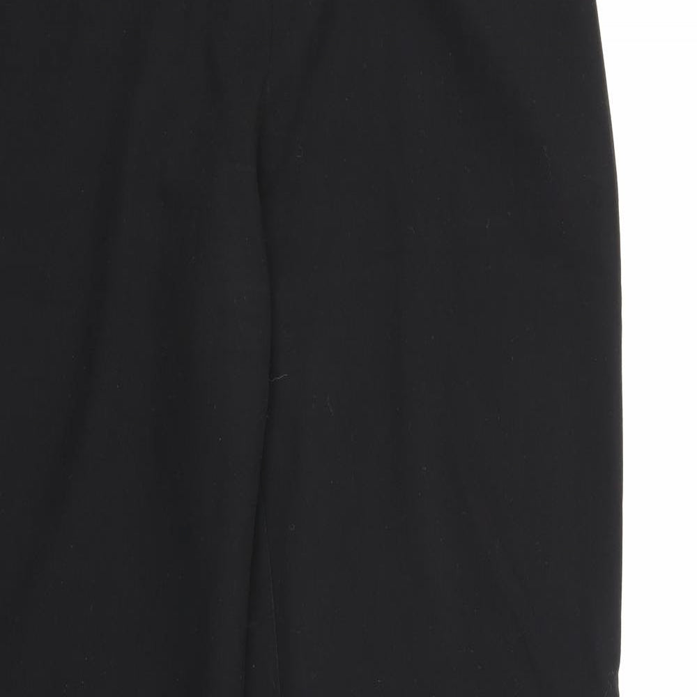 Dorothy Perkins Womens Black  Rayon Dress Pants Trousers Size 12 L32 in