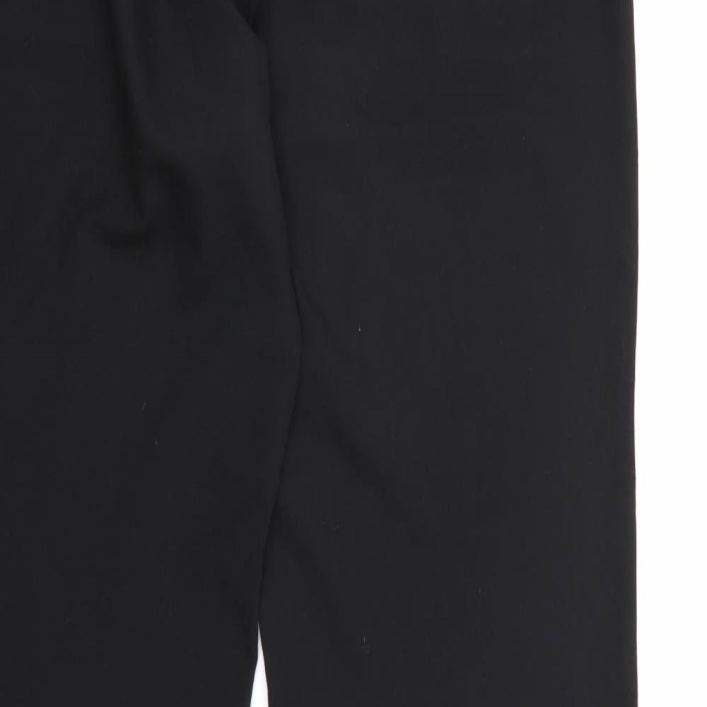 Dorothy Perkins Womens Black  Rayon Dress Pants Trousers Size 12 L32 in