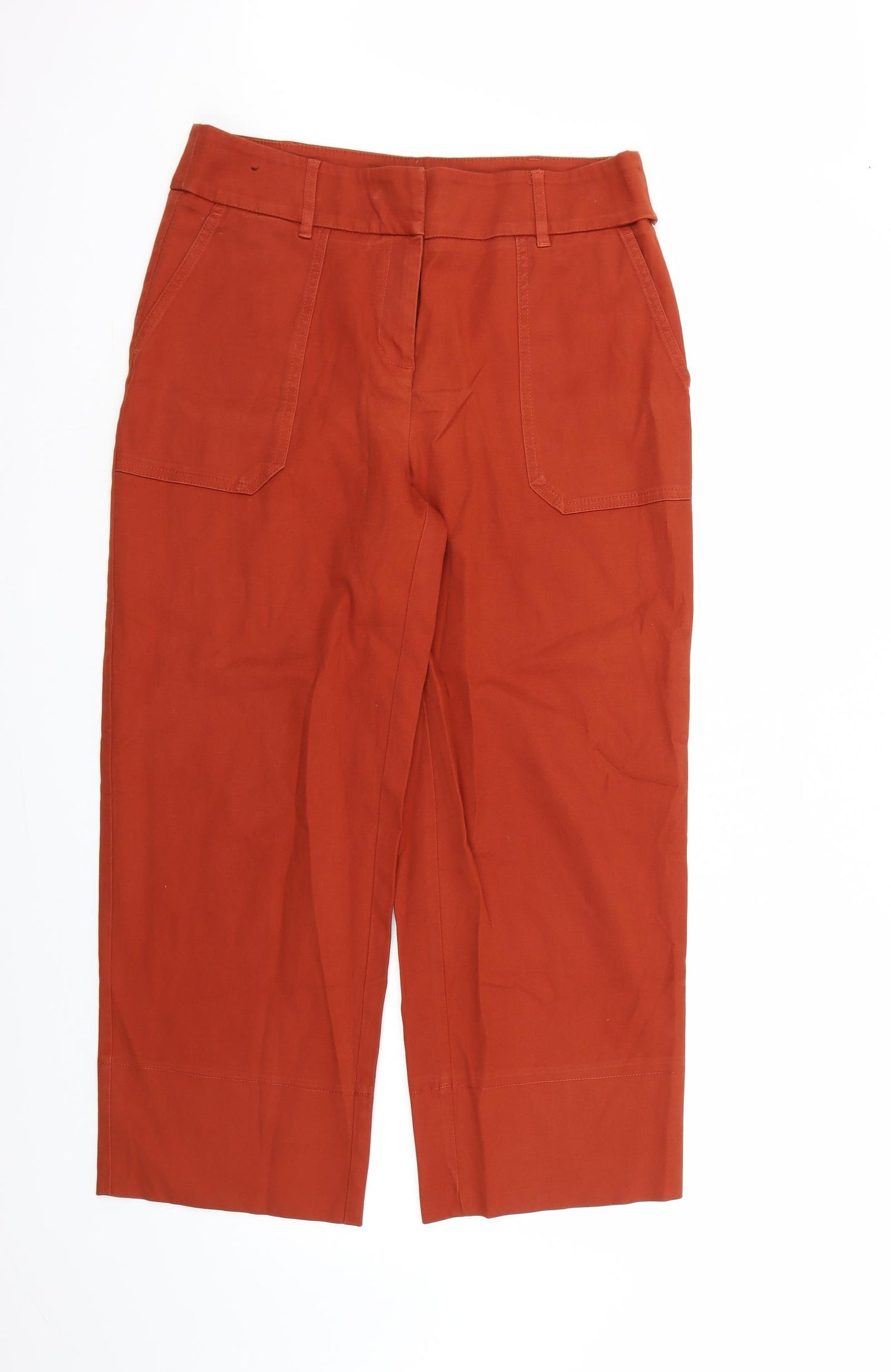 NEXT Womens Orange   Trousers  Size 12 L24 in