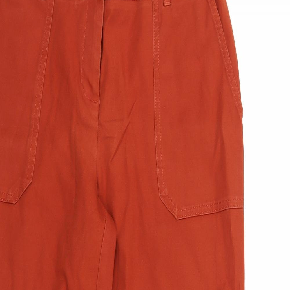 NEXT Womens Orange   Trousers  Size 12 L24 in