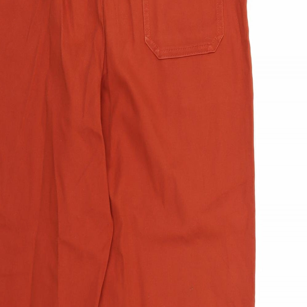 NEXT Womens Orange   Trousers  Size 12 L24 in