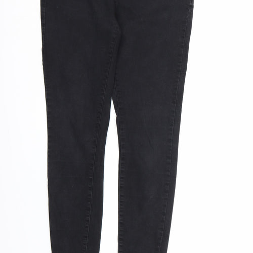 Denim & Co. Womens Black  Denim Skinny Jeans Size 14 L31 in
