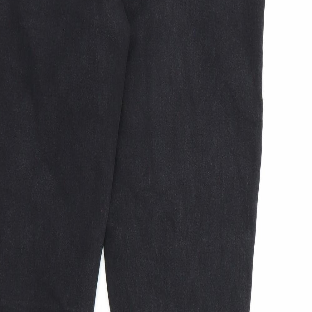 Denim & Co. Womens Black  Denim Skinny Jeans Size 14 L31 in