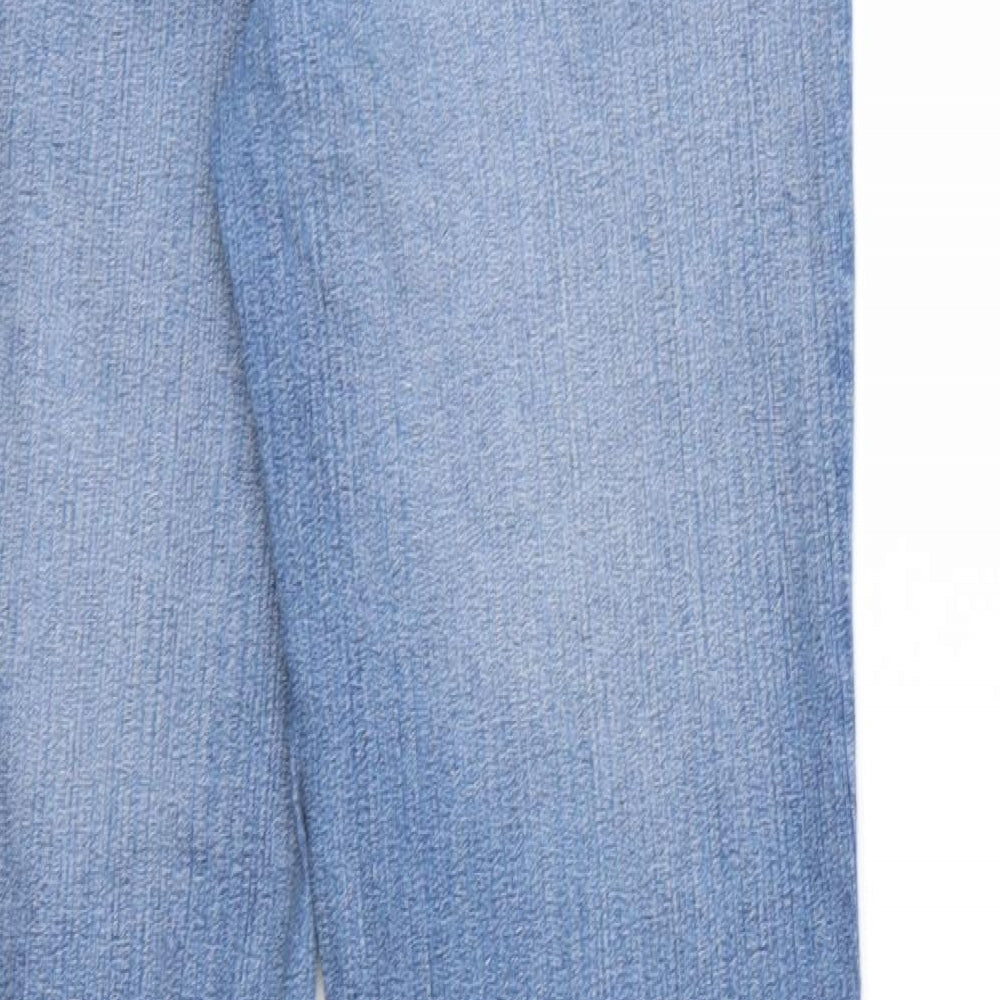 YES YES Womens Blue  Denim Bootcut Jeans Size 10 L29 in