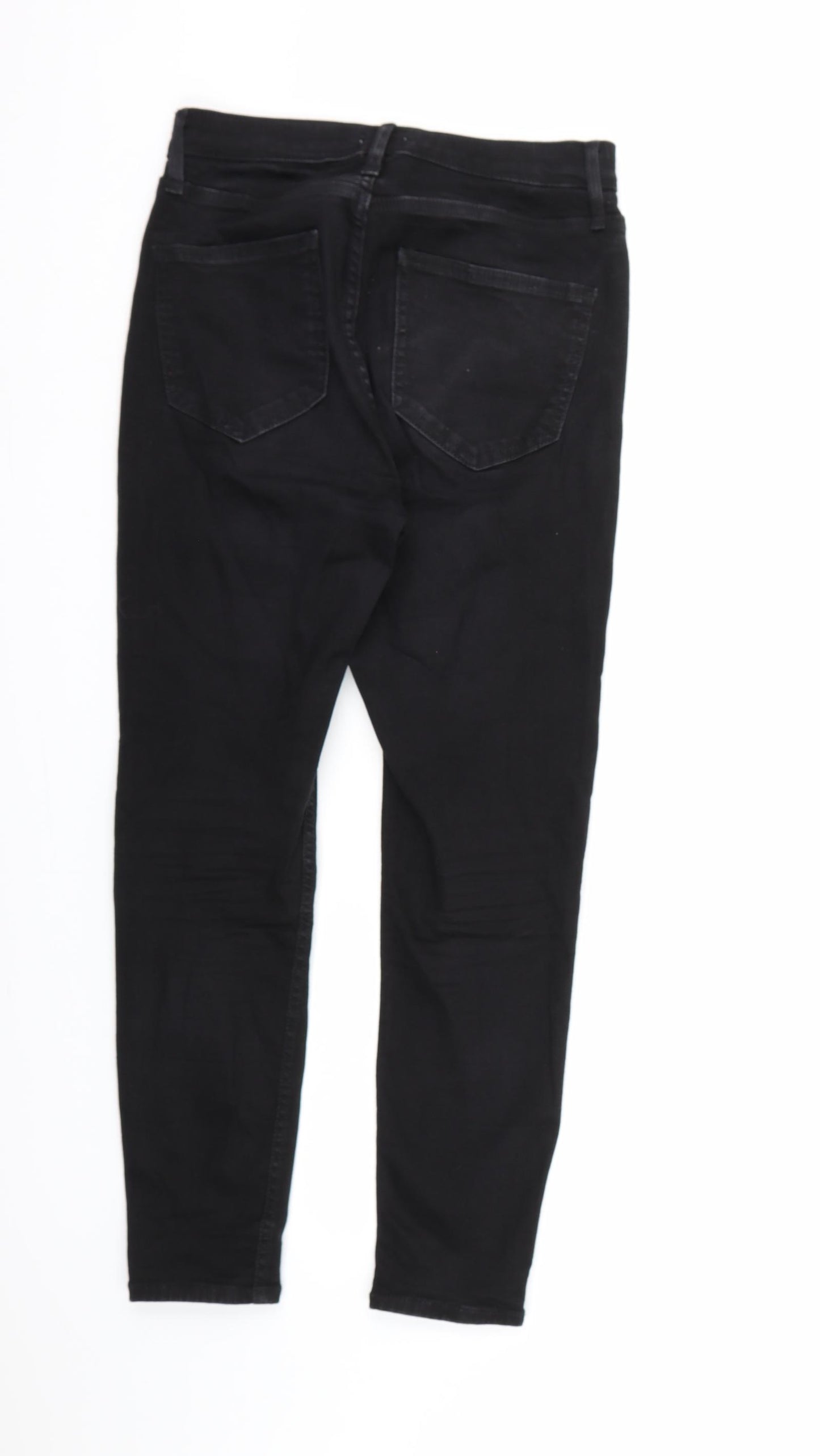 River Island Womens Black  Denim Skinny Jeans Size 10 L24 in