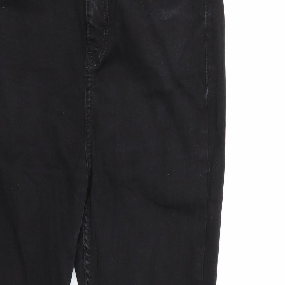 River Island Womens Black  Denim Skinny Jeans Size 10 L24 in