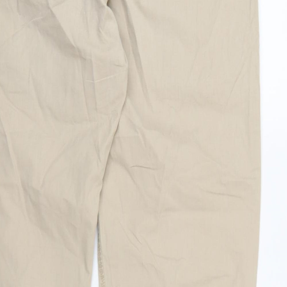 Vulcan Mens Beige   Chino Trousers  L31 in