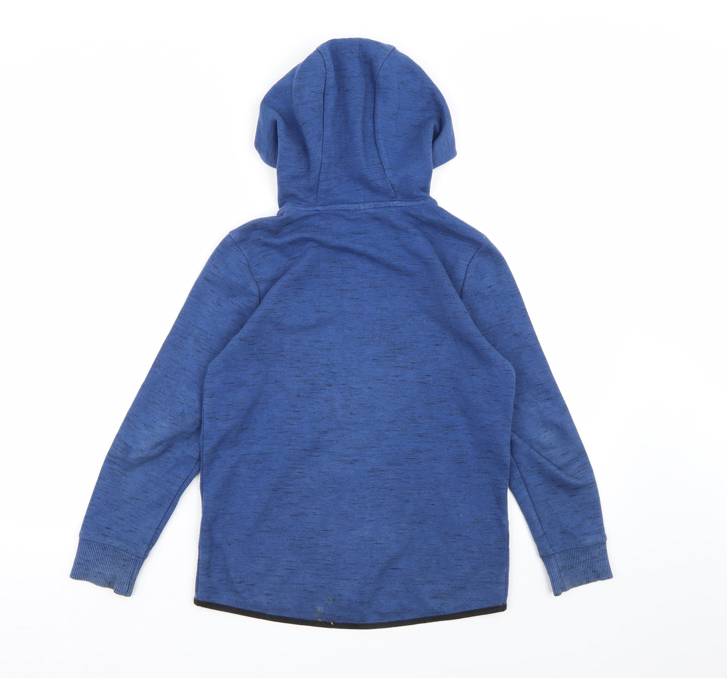 F&F Boys Blue  Jersey Full Zip Hoodie Size 8-9 Years