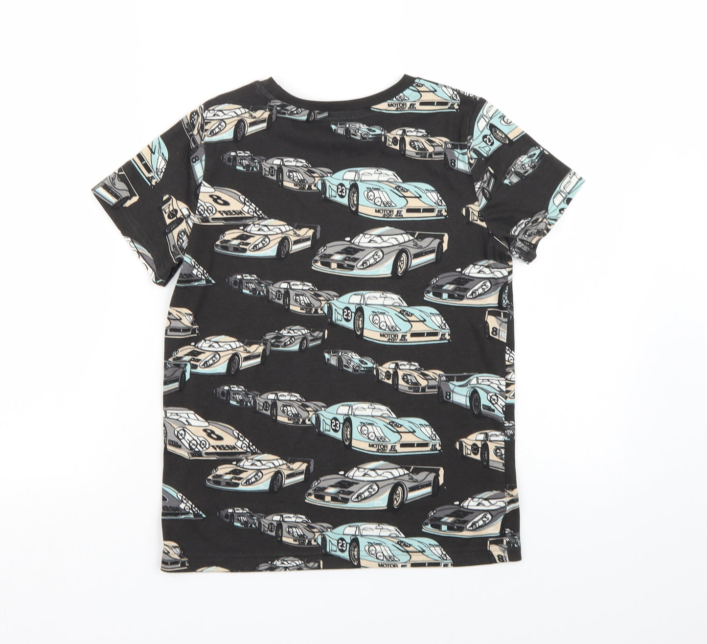 TU Boys Grey   Basic T-Shirt Size 9 Years  - Car Print