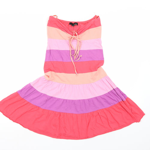 ASOS Womens Multicoloured Striped  A-Line  Size 6