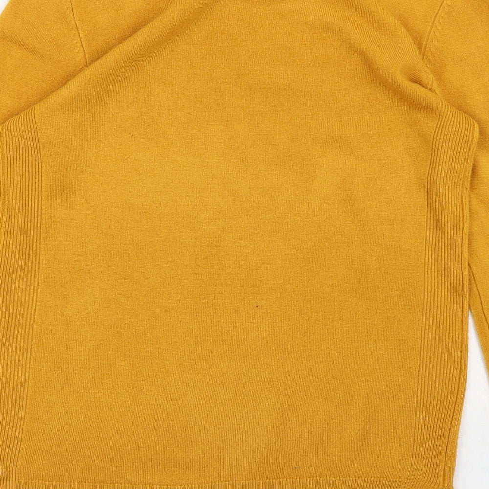 Atmosphere Womens Yellow  Knit Pullover Jumper Size 6
