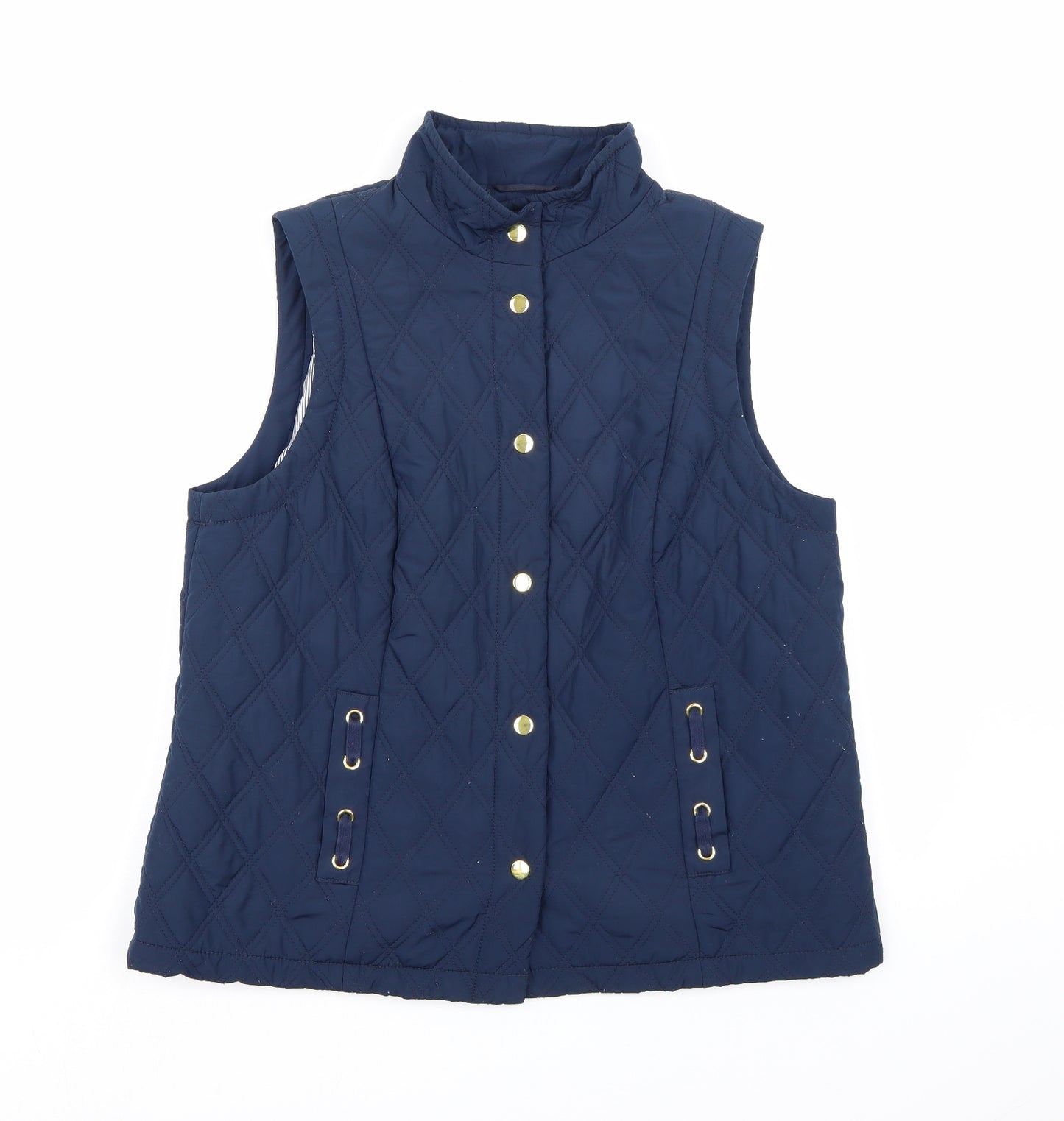Marks and Spencer Womens Blue   Gilet Coat Size 16