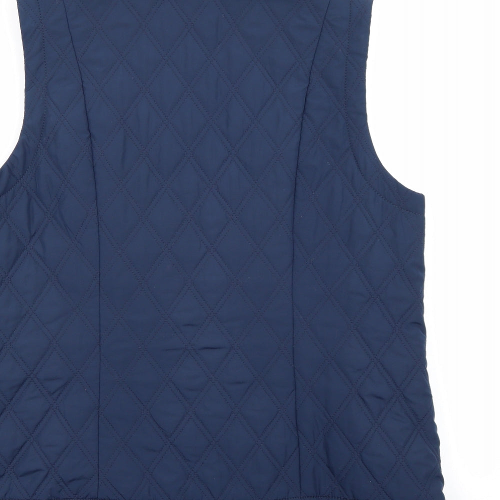Marks and Spencer Womens Blue   Gilet Coat Size 16