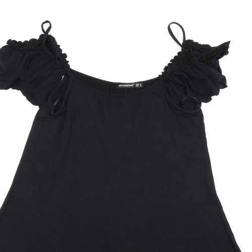 Atmosphere Womens Black   Basic Blouse Size 8