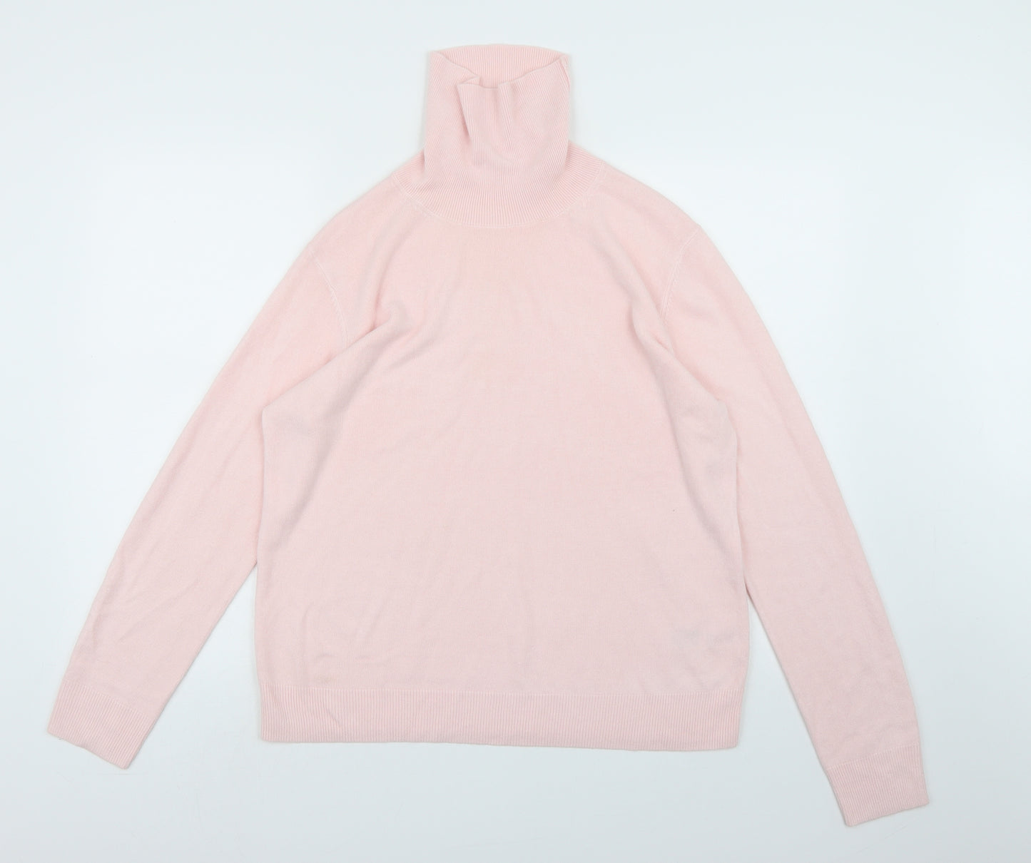 Marks and Spencer Womens Pink  Knit Pullover Jumper Size 16