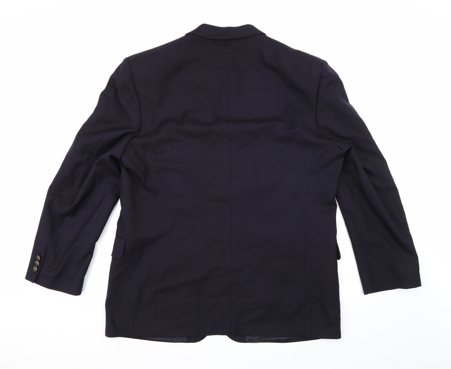 Jaeger Mens Blue  Rayon Jacket Suit Jacket Size 56