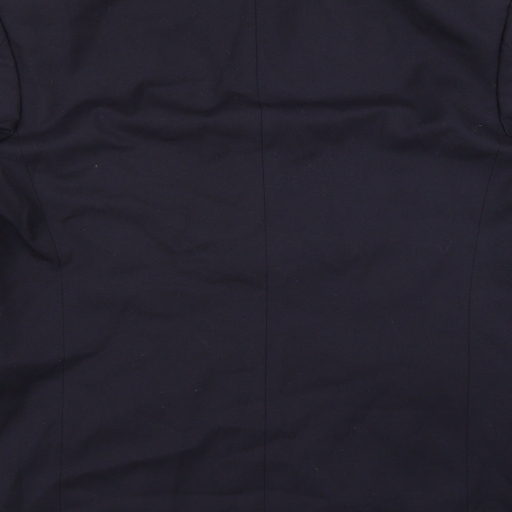 Jaeger Mens Blue  Rayon Jacket Suit Jacket Size 56