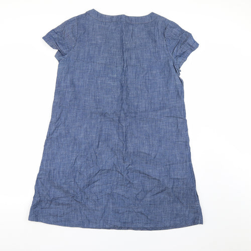 Seasalt Womens Blue  Denim T-Shirt Dress  Size 16