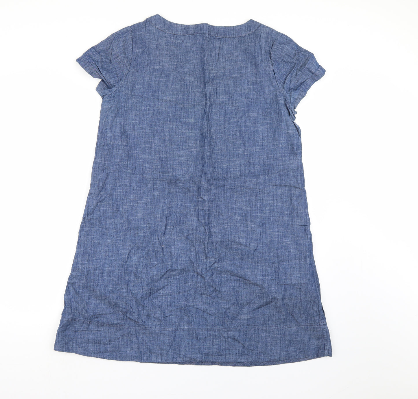 Seasalt Womens Blue  Denim T-Shirt Dress  Size 16