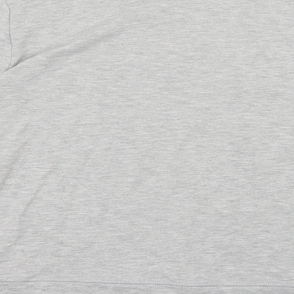 Buffalo Womens Grey  Jersey Pullover Sweatshirt Size XL