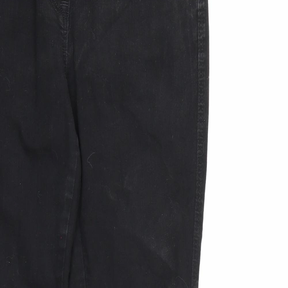 NEXT Womens Black  Denim Skinny Jeans Size 12 L30 in - Long