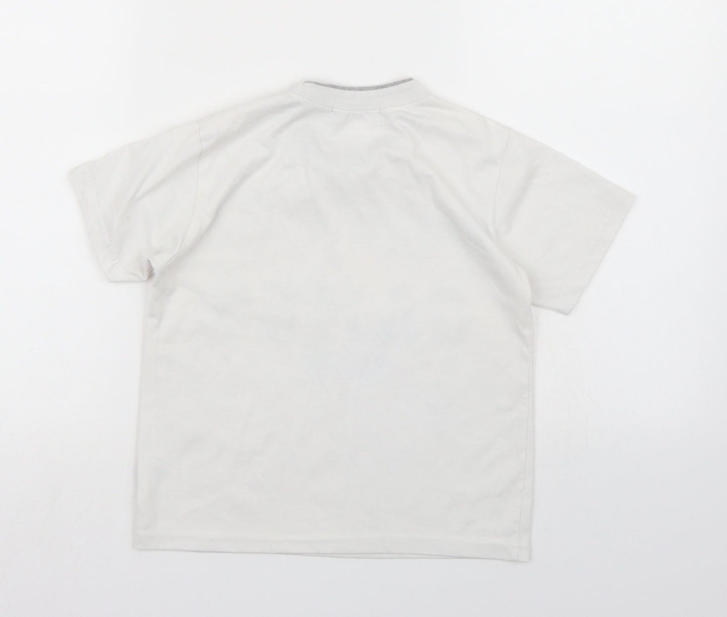Happy Tree Boys White   Basic T-Shirt Size 8 Years