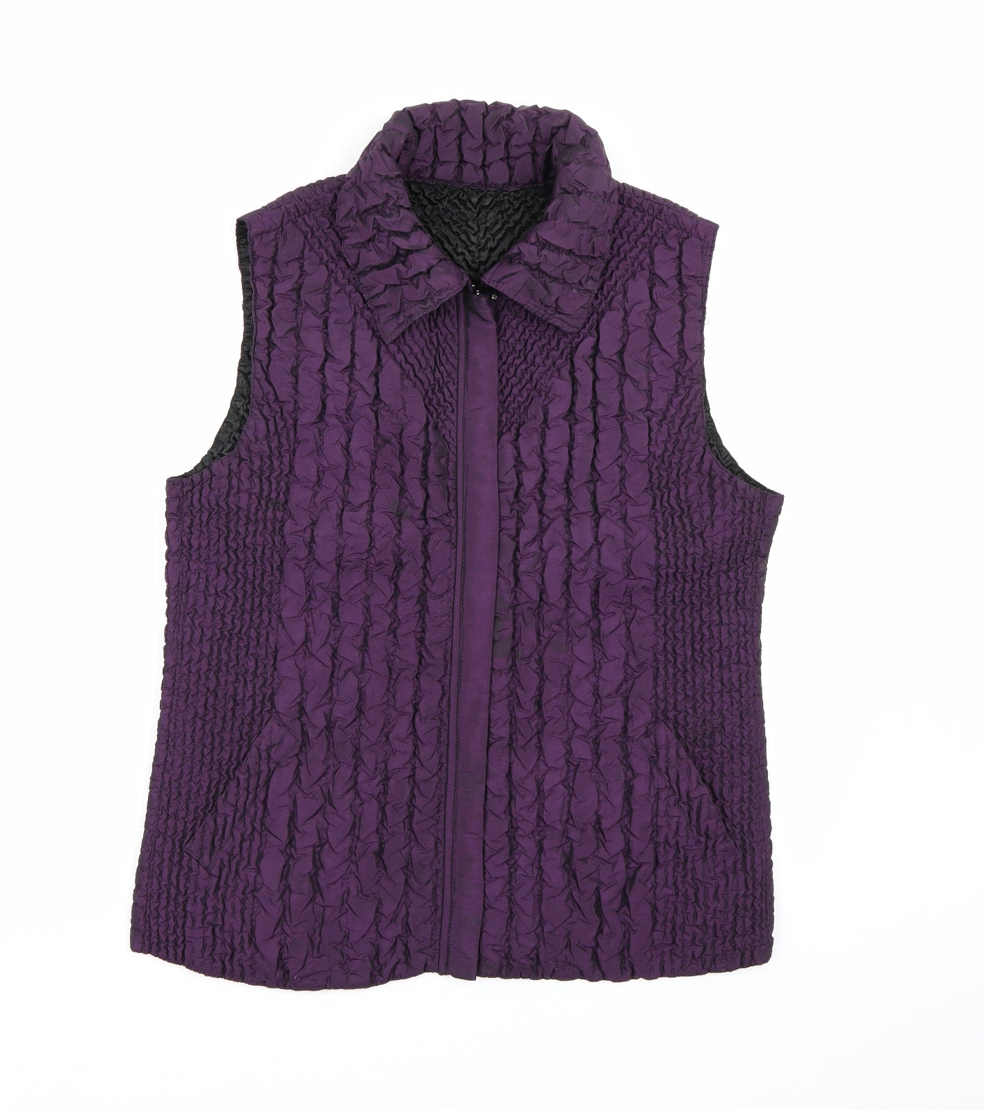 CASAMIA Womens Purple   Gilet Coat Size M