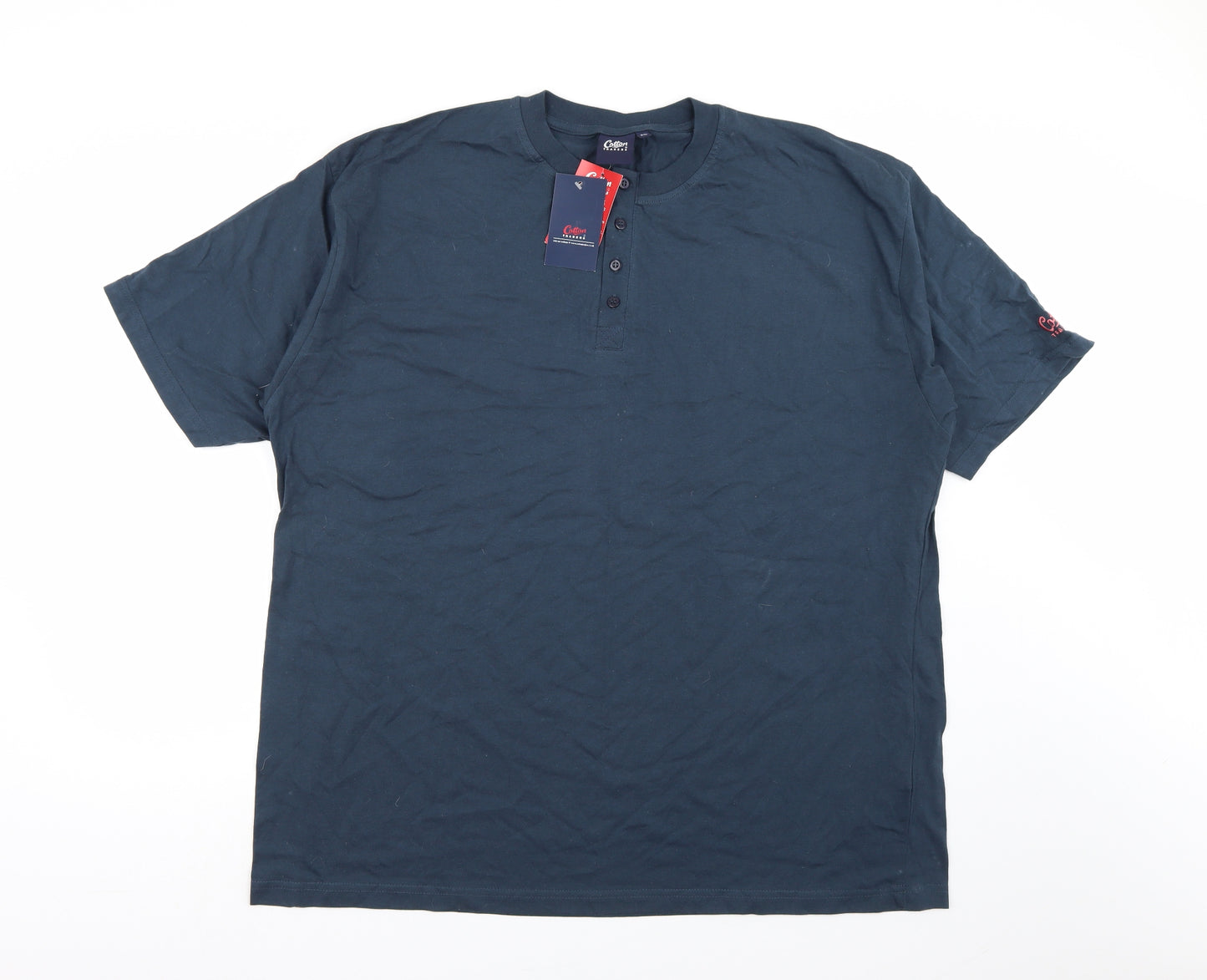 Cotton Traders Mens Blue    T-Shirt Size 2XL