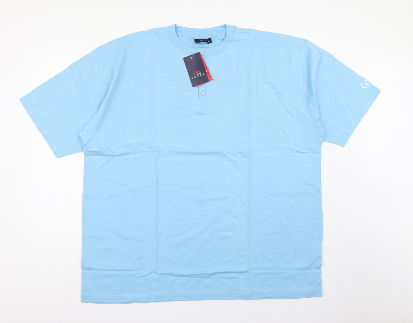 Cotton Traders Mens Blue    T-Shirt Size 2XL