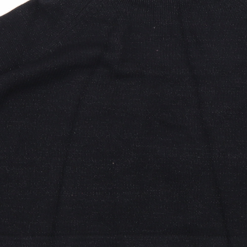 Evans Womens Black  Knit Cardigan Jumper Size 22
