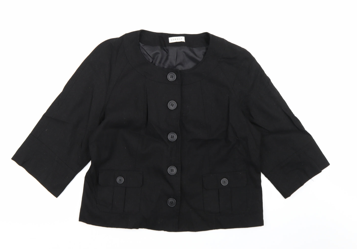George Womens Black   Jacket Blazer Size 20