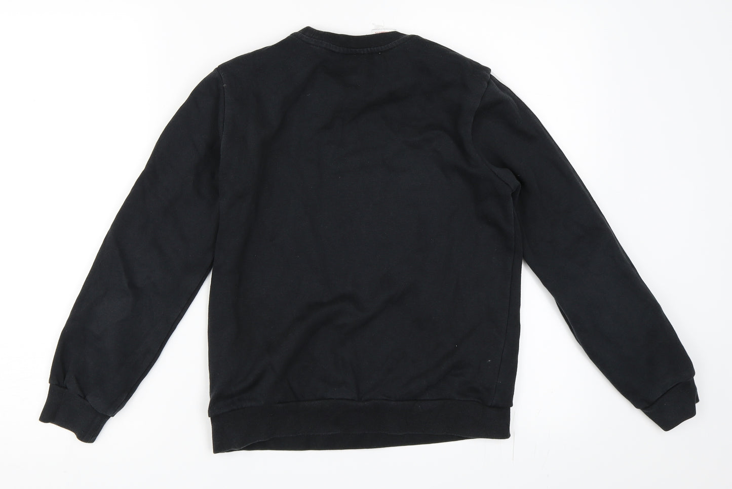 adidas Boys Black   Pullover Sweatshirt Size 11-12 Years