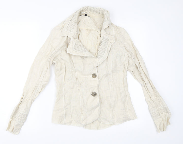 Per Una Womens Beige   Jacket  Size 10