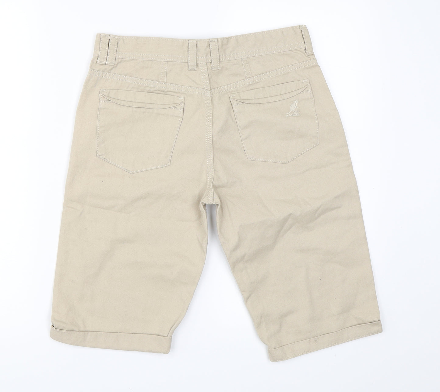 Kangol Boys Beige   Chino Shorts Size 11-12 Years