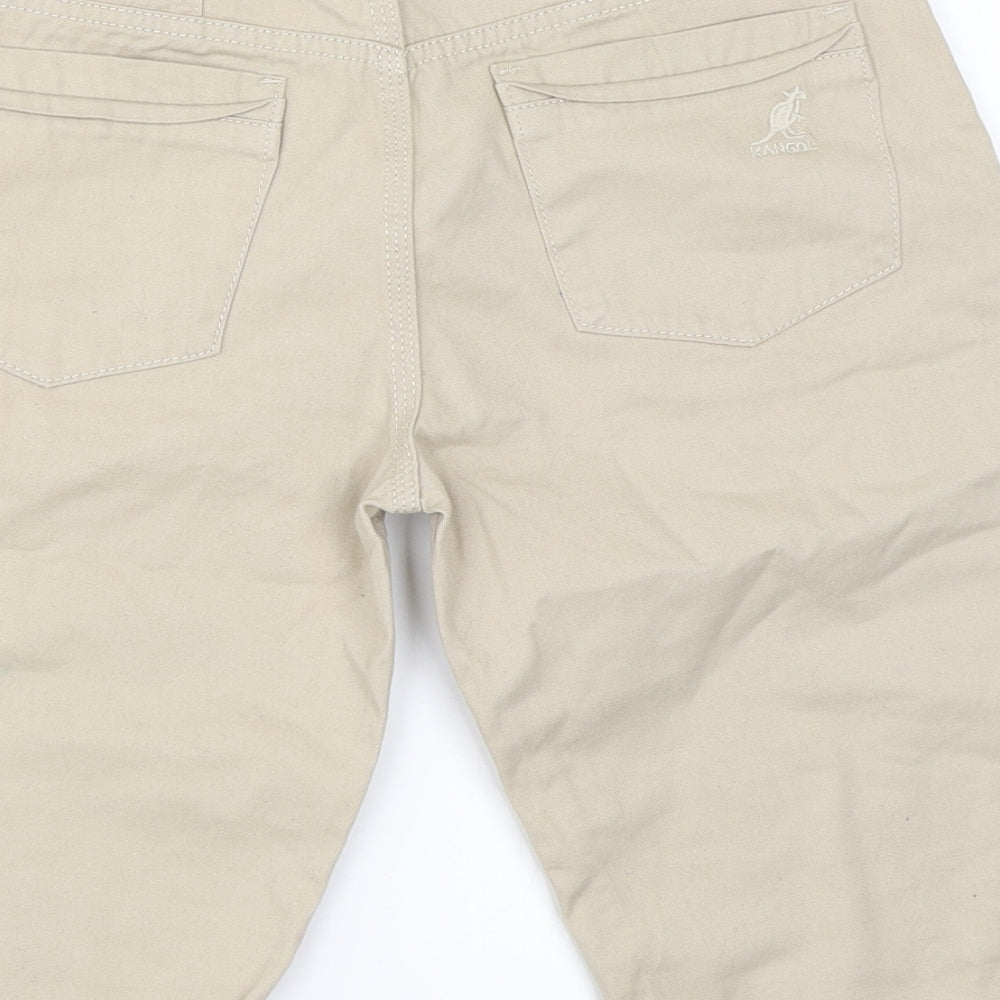 Kangol Boys Beige   Chino Shorts Size 11-12 Years
