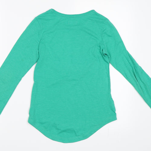 NEXT Girls Green   Basic T-Shirt Size 8 Years