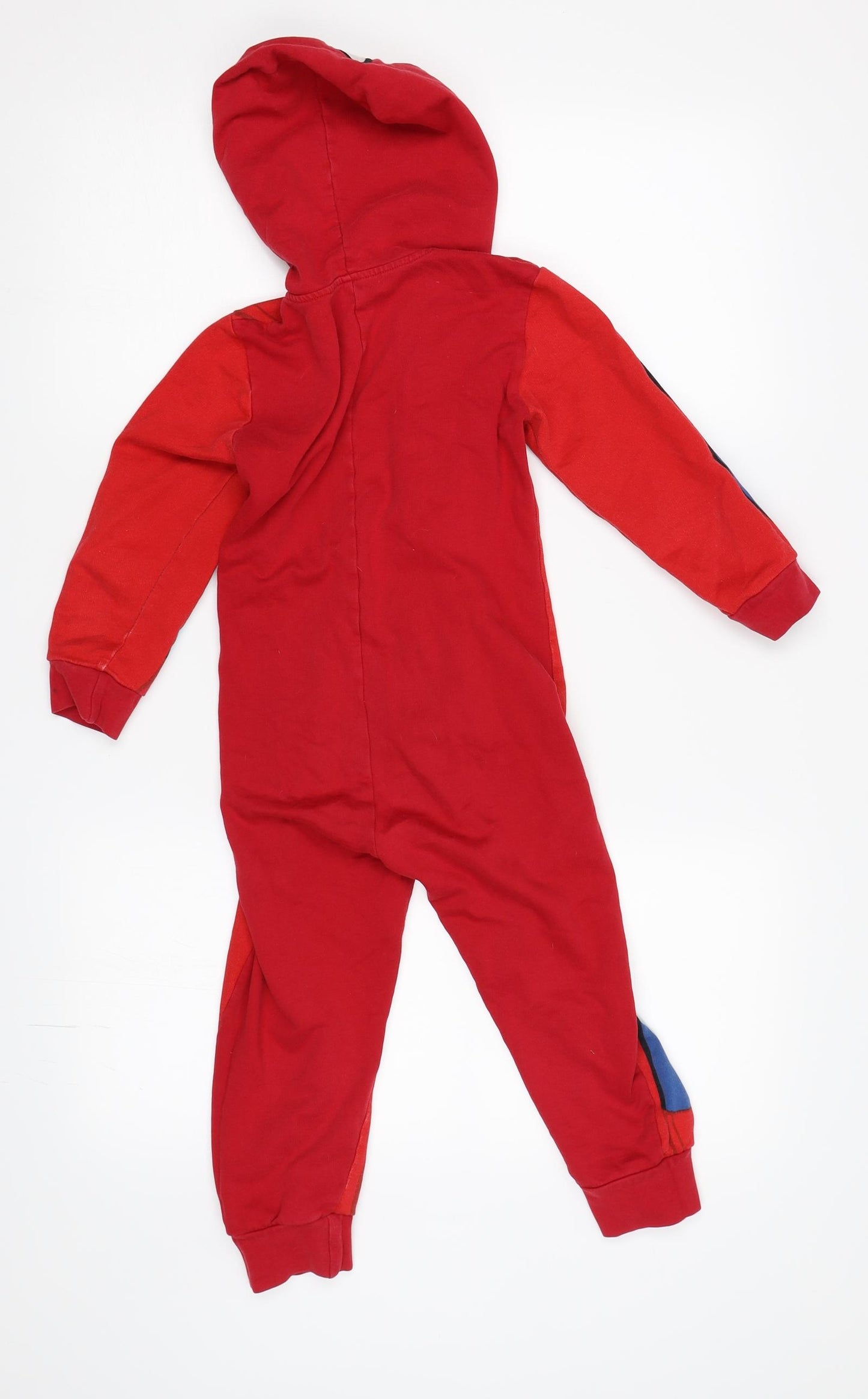 George Boys Red Solid   One Piece Size 5-6 Years  - Spider Man Onesie