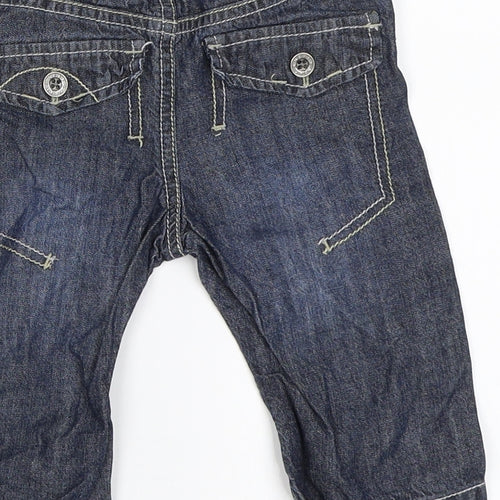 NEXT Boys Blue  Denim Capri Jeans Size 6-9 Months