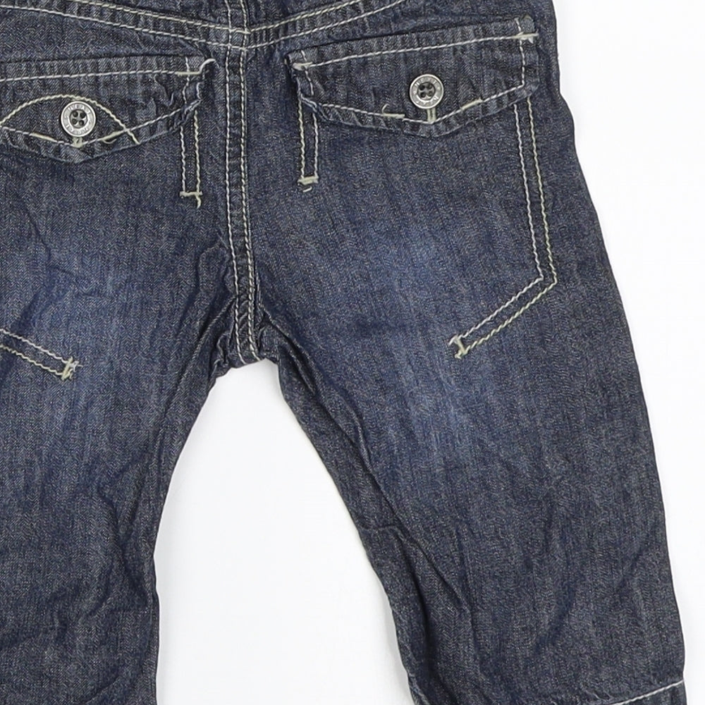 NEXT Boys Blue  Denim Capri Jeans Size 6-9 Months