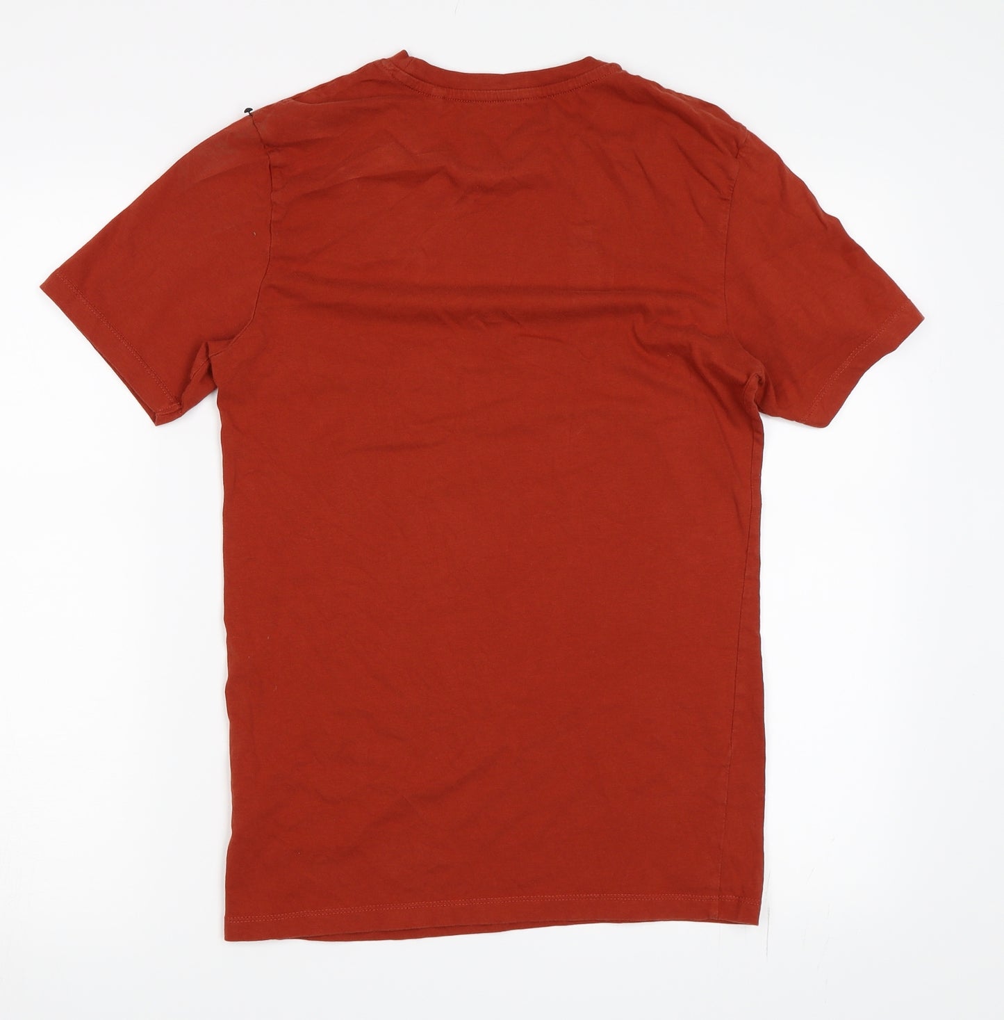 NEXT Mens Orange    T-Shirt Size XS