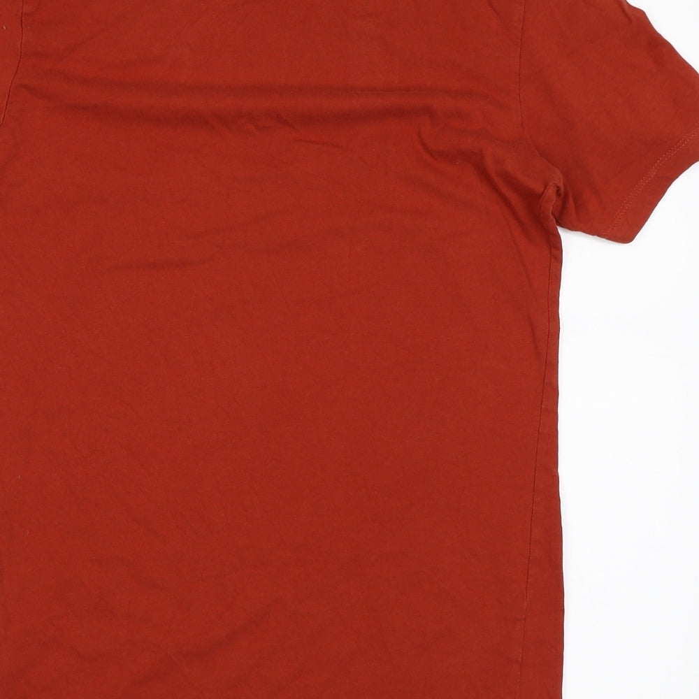 NEXT Mens Orange    T-Shirt Size XS