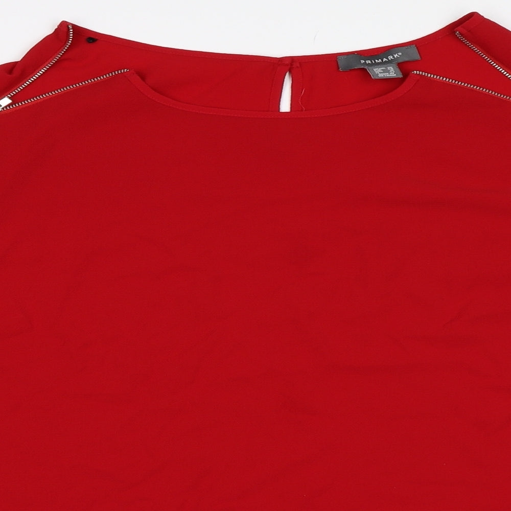 Primark Womens Red   Basic Blouse Size 20